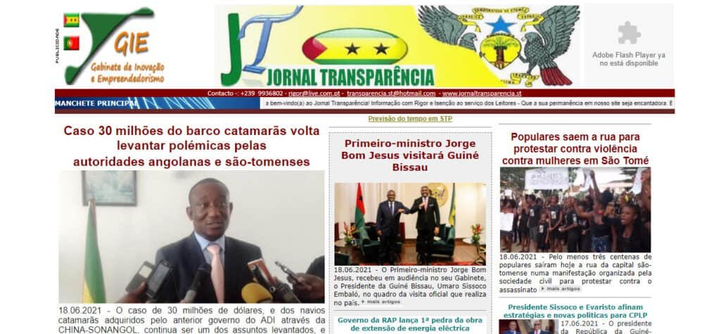 Sao Tome and Principe News - Jornal Transparencia