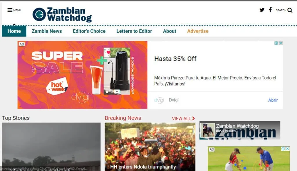 Latest Local and World News in Zambia - Zambian Watchdog