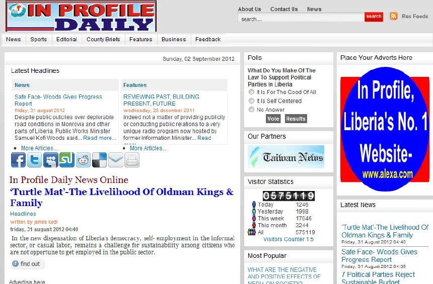 Liberia News Today