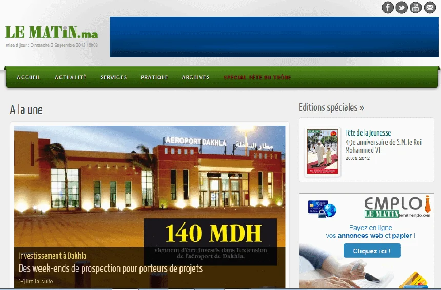 Latest Local and World News in Morocco - Le Matin