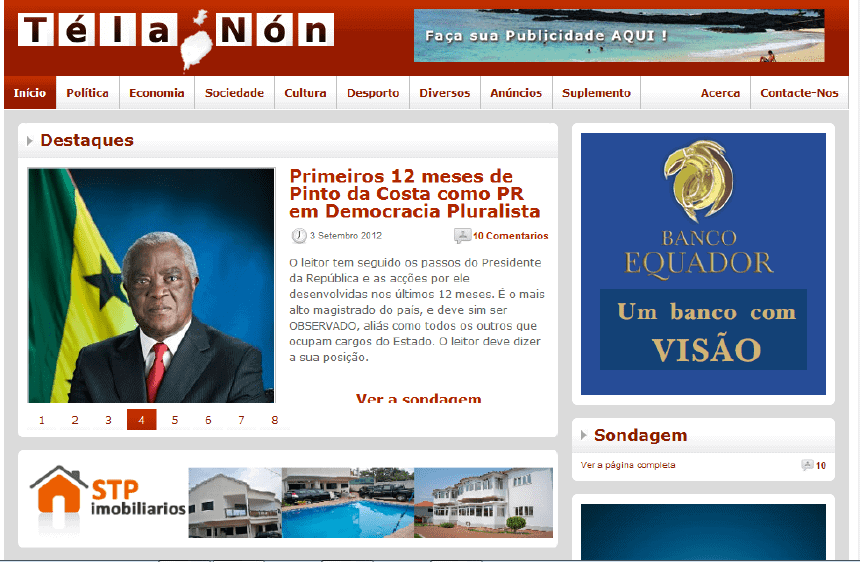 Sao Tome and Principe News - Téla Nón