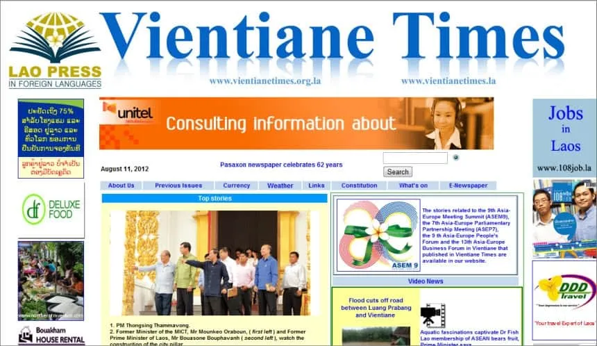 Laos News Today