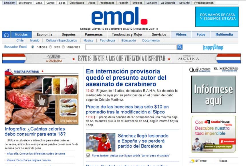 Latest World and National News in Chile