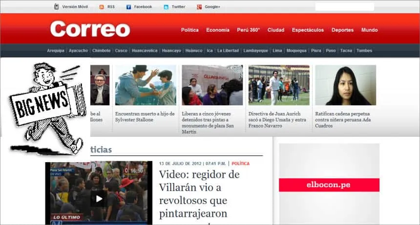 The Latest World and National NewPeru - Correo