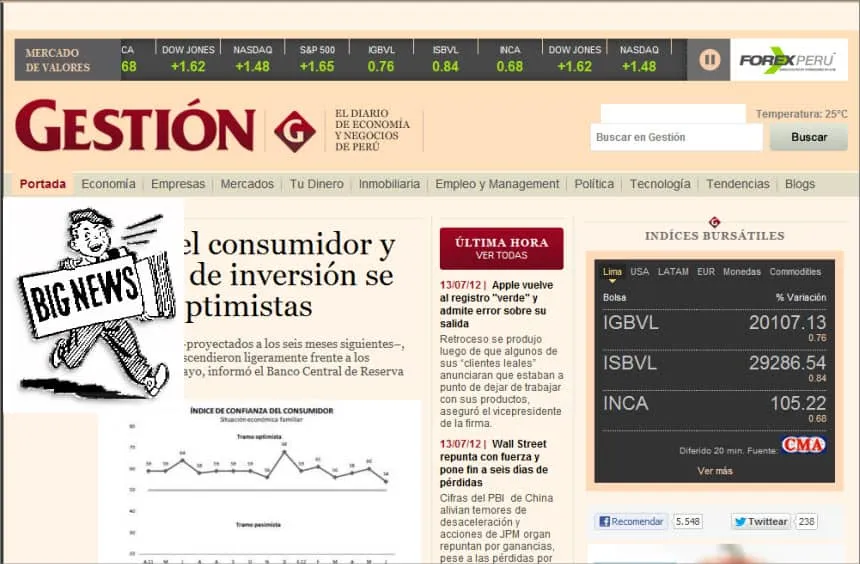 The Latest World and National News in Peru - Gestión