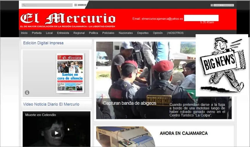 World and National News in Peru - El Mercurio